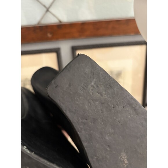 Jeffrey Campbell NIGHT WALK Black Leather Havana Last Platform Heels Size 8M - Picture 8 of 8